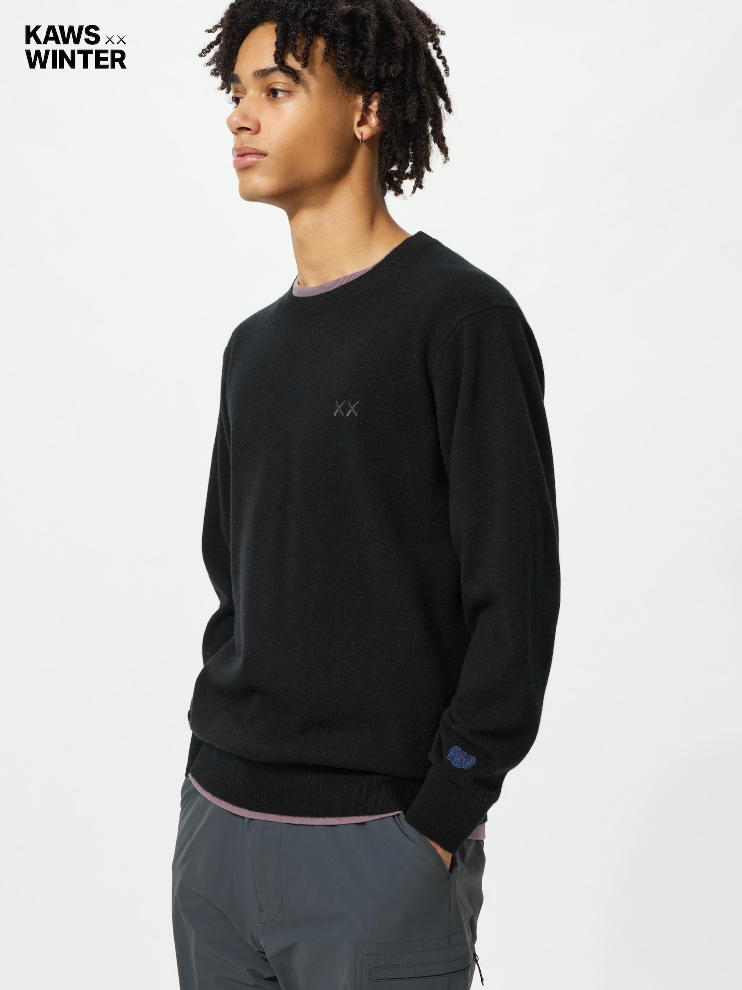 ユニクロ公式 | カウズ ウィンター カシミヤクルーネックセーター