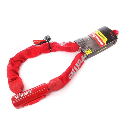 新品 Kryptonit x Supreme チェーンロック 自転車 バイク 鍵 未使用品