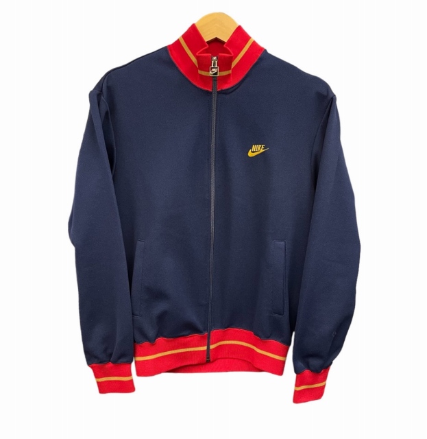 80s 80s☆ナイキ NIKE ジャージ トラックジャケット 紺タグ ジャパン