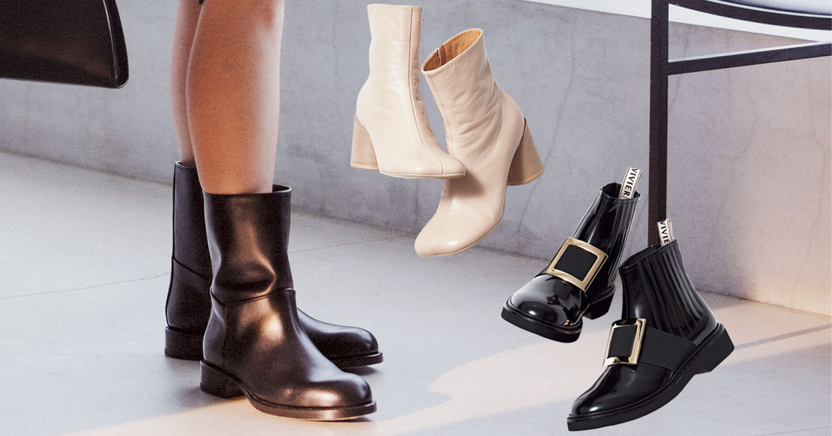 今年の『ショートブーツ』は今から履く！＜ザ・ロウ、マルジェラetc.4