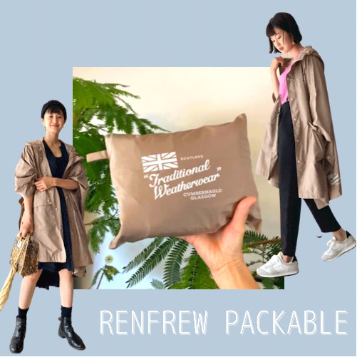 機能性レインポンチョで梅雨を乗り切る！TWWの【レンフリュー