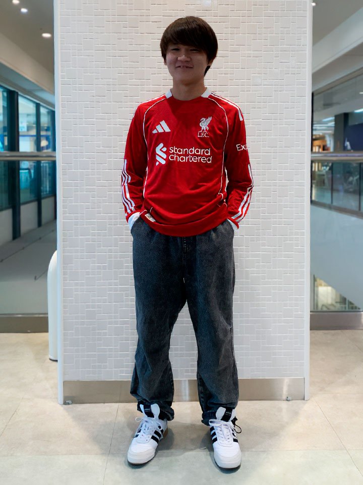 25-26 リヴァプール HOME オーセンティック長袖ユニフォーム／サッカー