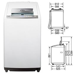ヨドバシ.com - 日立 HITACHI 乾燥一体型洗濯機 BEAT WASH BW-D7FV-W