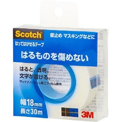 ヨドバシ.com - 3M スリーエム はってはがせるテープ 18mm×30m クリア