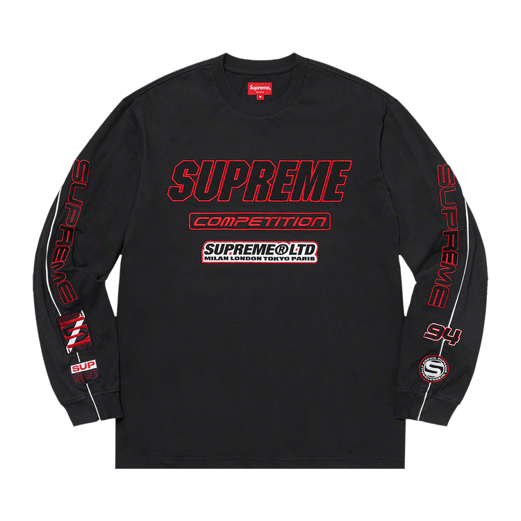 Buy Supreme Competition Long-Sleeve Top 'Black' - SS22KN21 BLACK