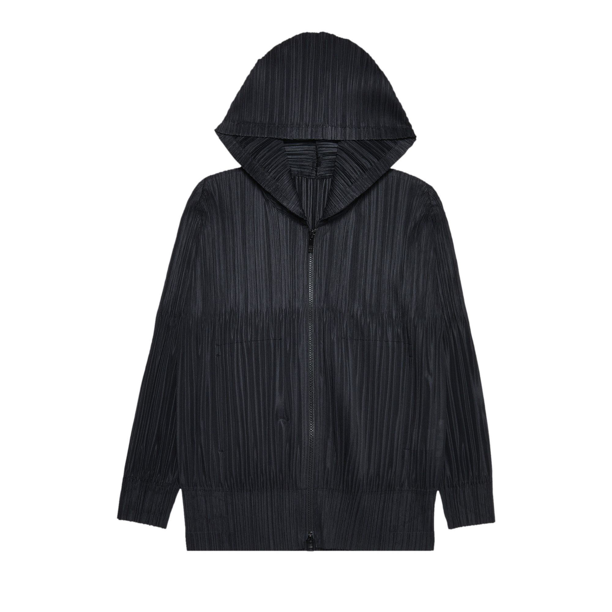 Buy Pleats Please Issey Miyake Pleated Zip Up Hooded Blouson