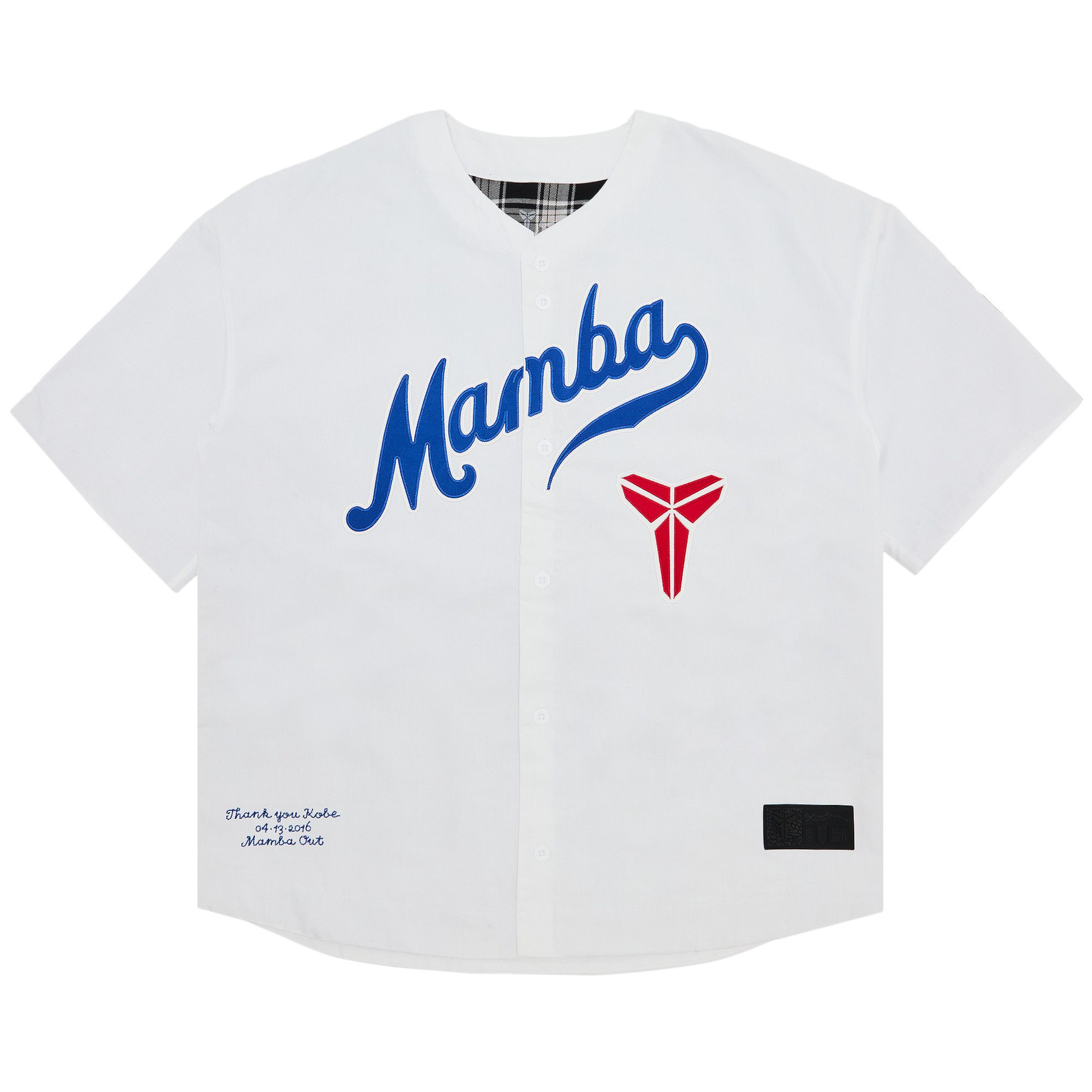 Buy Nike x Kobe Bryant Baseball Jersey 'White/Game Royal' - IB0007