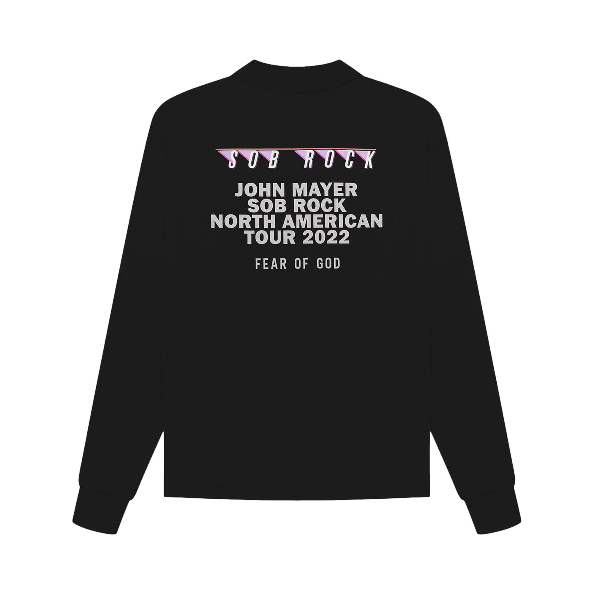 Buy Fear of God x John Mayer Sob Rock Souvenir LS T-Shirt 'Black