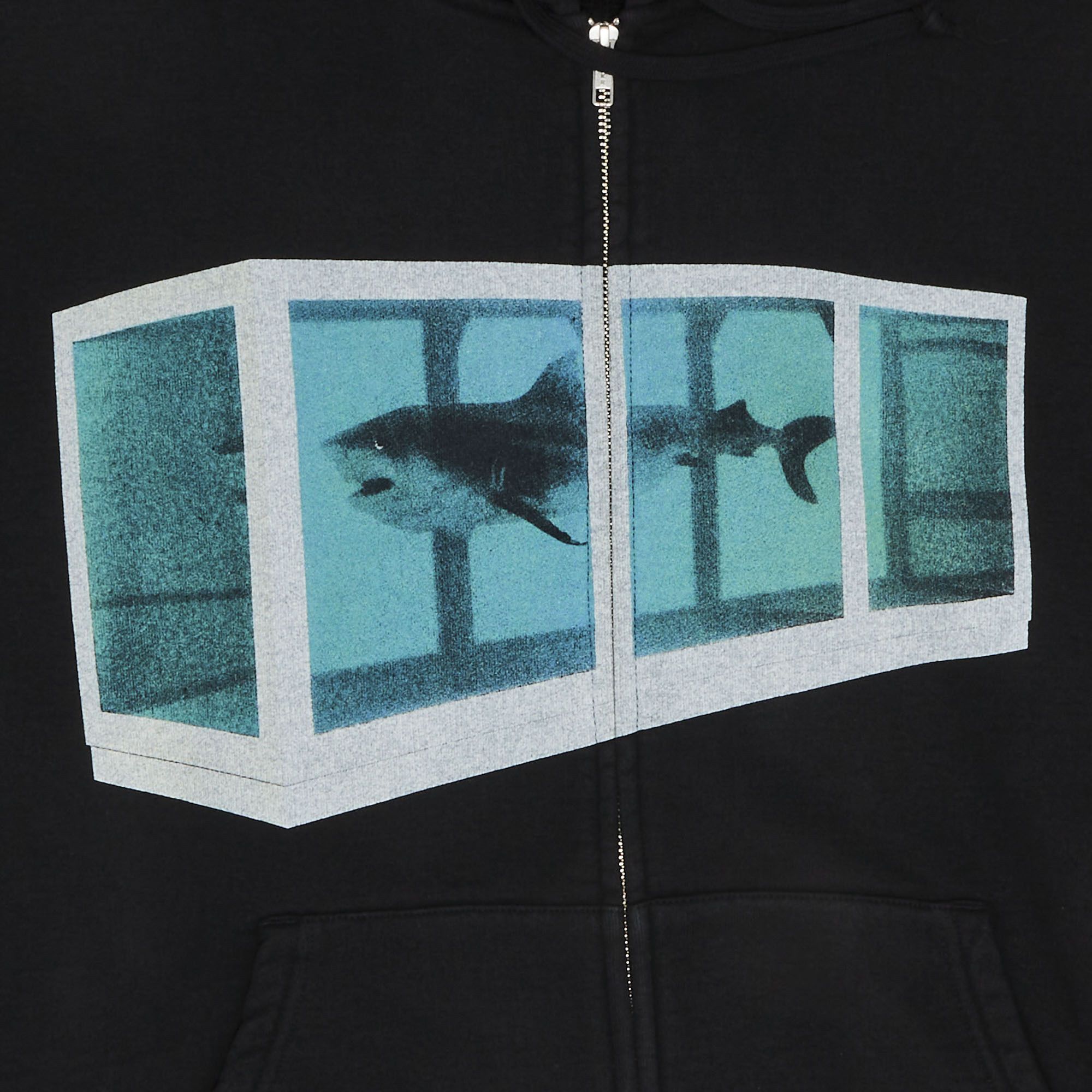 Buy Supreme x Damien Hirst Zip Up Hooded Sweatshirt 'Black