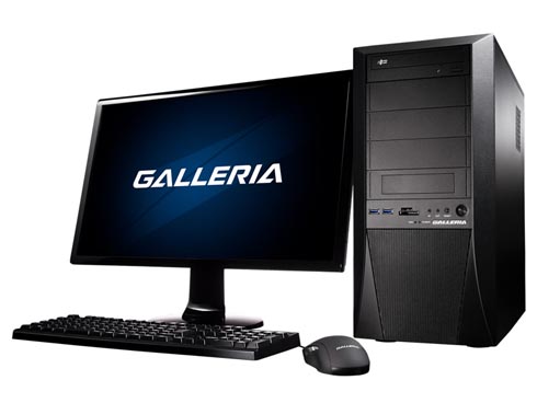 サードウェーブデジノス、ゲーミングPC「GALLERIA」にCore i7-8700K