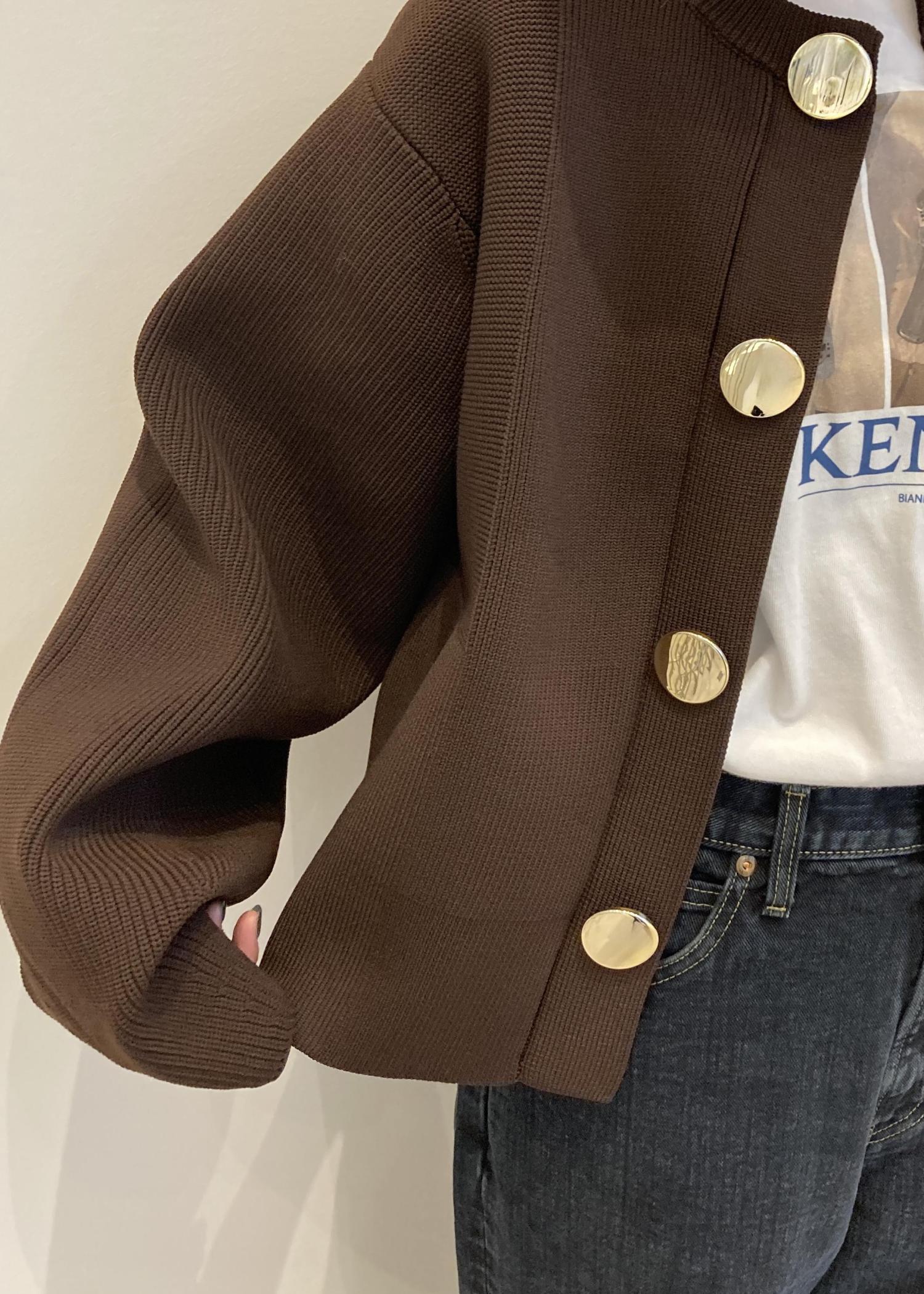 WEB限定】・【サステナブル】セレクトネックウェーブボタン