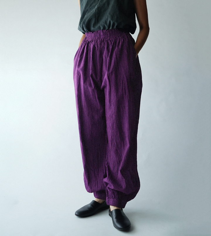 ヂェン先生の日常着 バルーンパンツスリム - ANANDASIA