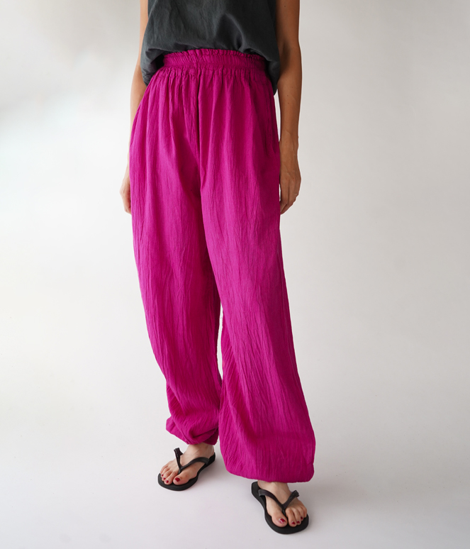 ヂェン先生の日常着 バルーンパンツスリム - ANANDASIA