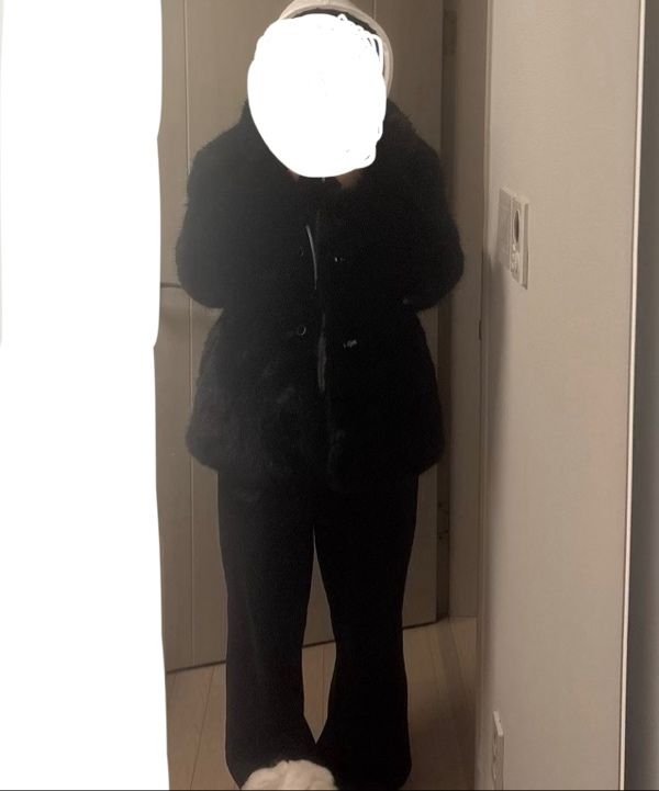 MUSINSA公式 | ILLIGO シアリングファージャケット ブラック