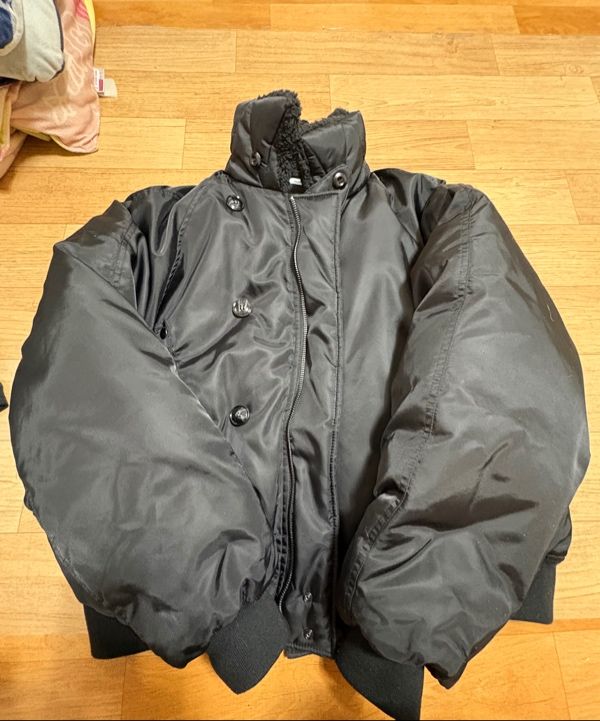 MUSINSA公式 | PARTIMENTO 1950 N2B ミリタリーショートパーカー ブラック