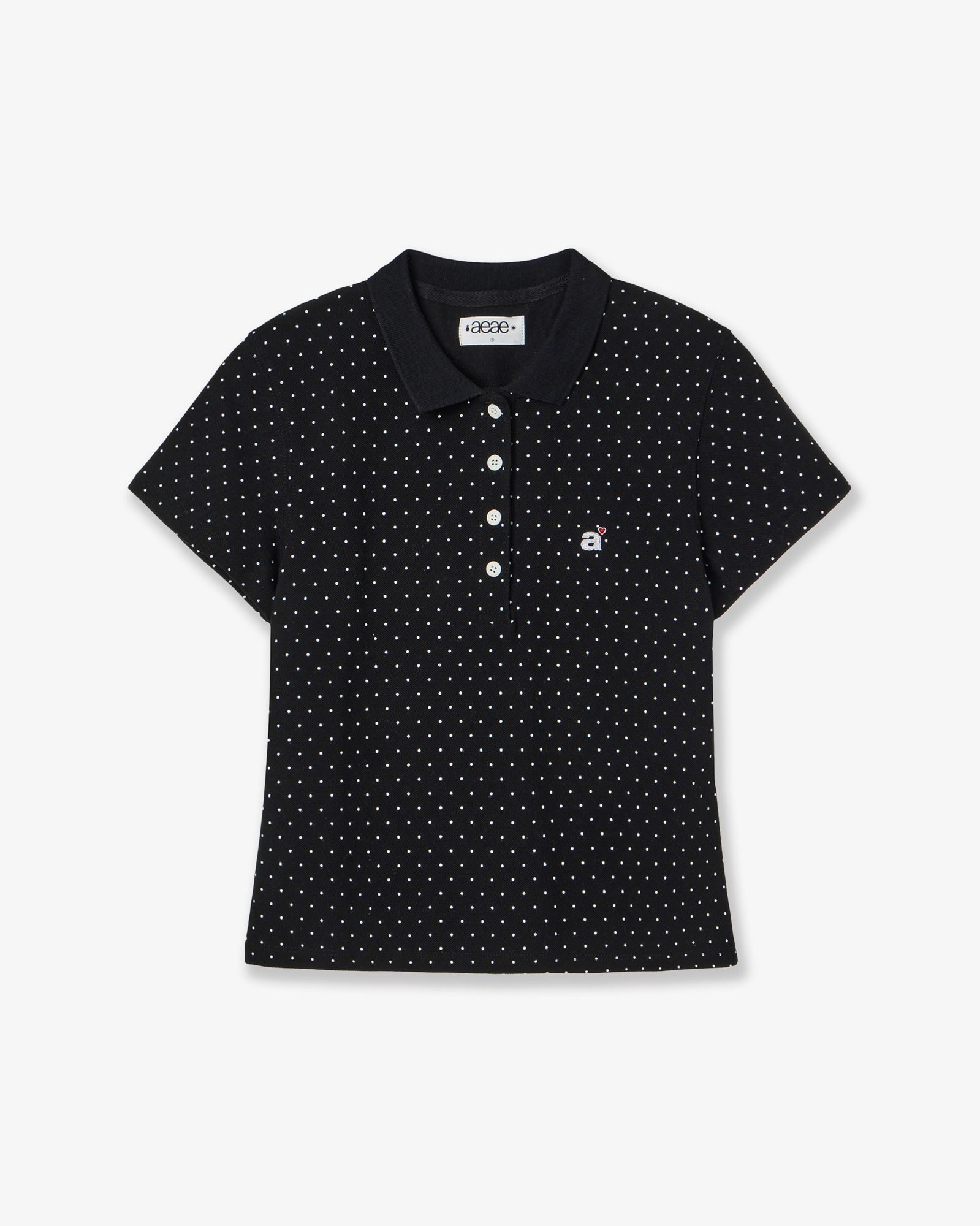 MUSINSA公式 | AEAE DOT PK T-SHIRTS [BLACK]