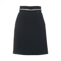 セリーヌ フィービー期 ウール スカート 34 レディース グレー 2 2P96