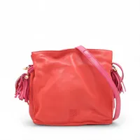 ロエベ ヘリテージ レザー トートバッグ レッド ABランクの買取実績