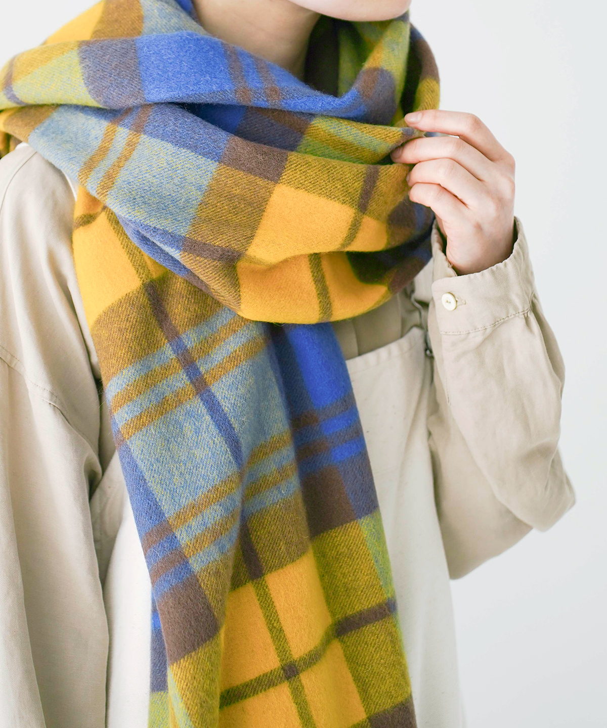 TWEED MILL】大判ストール｜nest Robe / CONFECT ONLINE SHOP