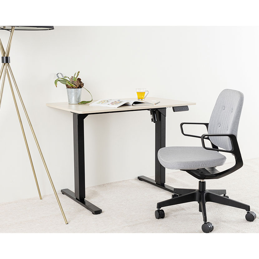 送料無料】 電動昇降デスク 幅1000mm メモリー機能付き 衝突センサー