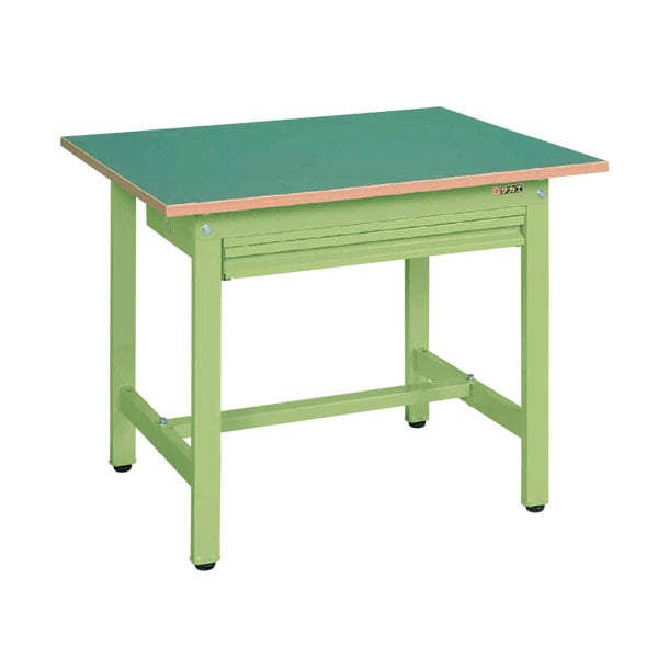 送料無料】 サカエ 作業台 収納付き 全面引出し KS-129FZ 幅1200×奥行