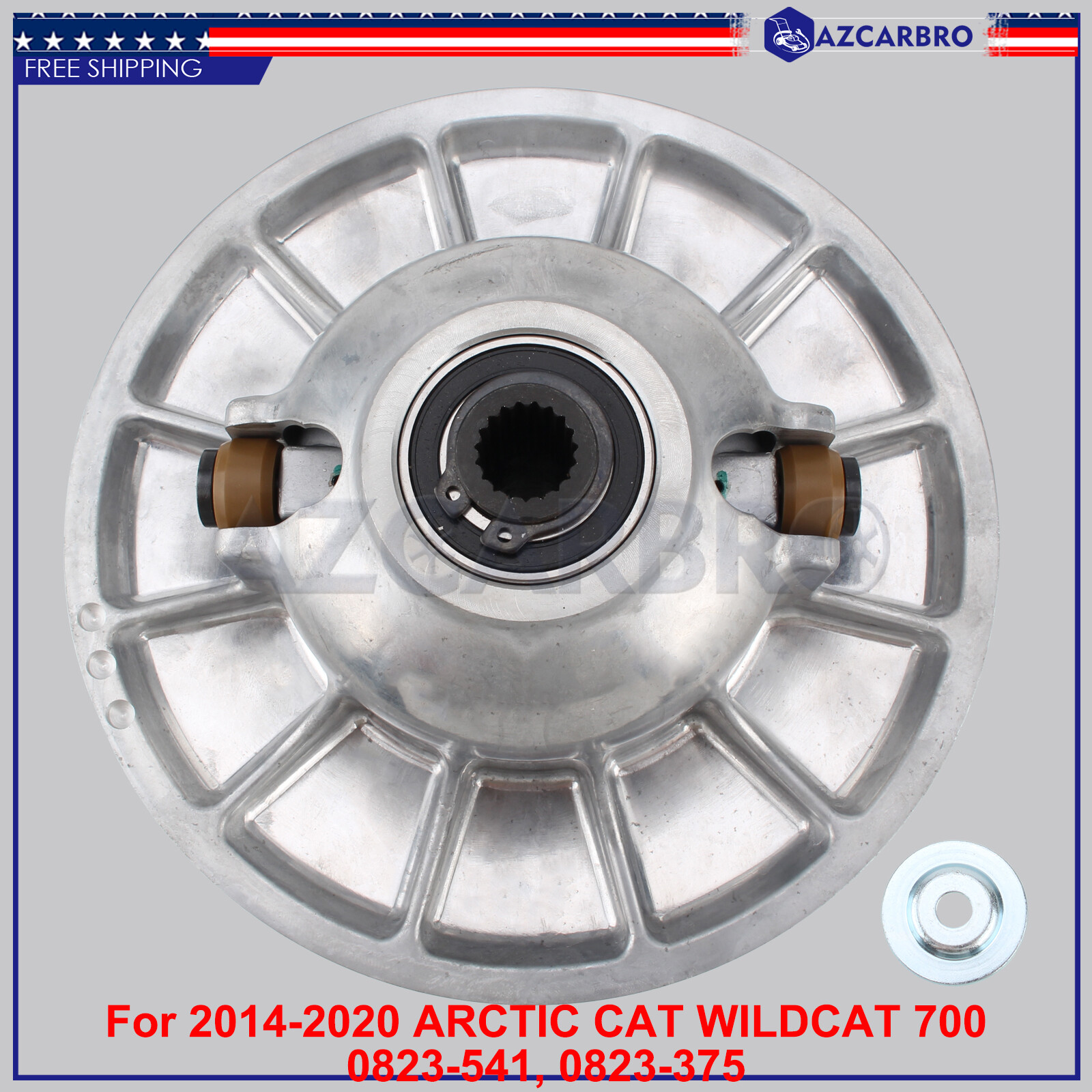 SECONDARY DRIVEN CLUTCH New For 2014-2020 Arctic Cat Wildcat Trail