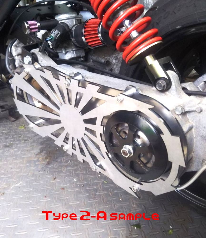 AF58 ズーマー zoomer/ruckus CVTカバー オープンプライマリー(CVT