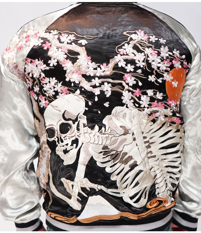 楽天市場】花旅楽団 ﾊﾅﾀﾋﾞｶﾞｸﾀﾞﾝ 和柄 スカジャン リバーシブル メンズ