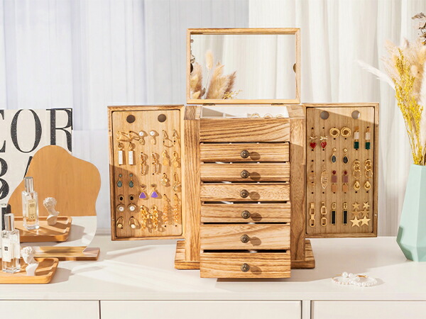 楽天市場】ProCase 【楽天1位】ジュエリーボックス 7段式 アクセサリー