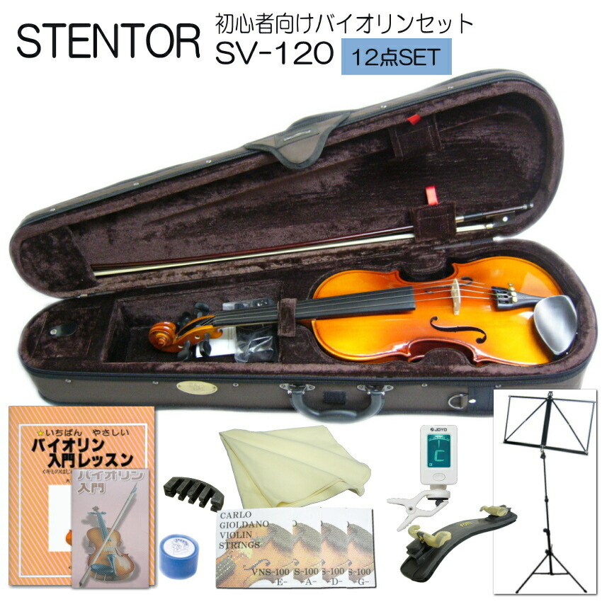 楽天市場】【調整後出荷】ステンター 初心者向け バイオリン SV-120【4