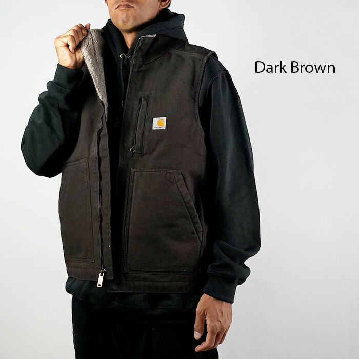 25AW 2万5300円 Carhartt ダックベスト M carhartt カーハート ダック