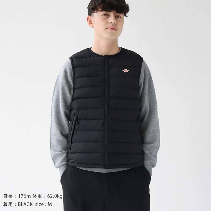 楽天市場】DANTON ダントン｜メンズ クルーネック インナーダウン