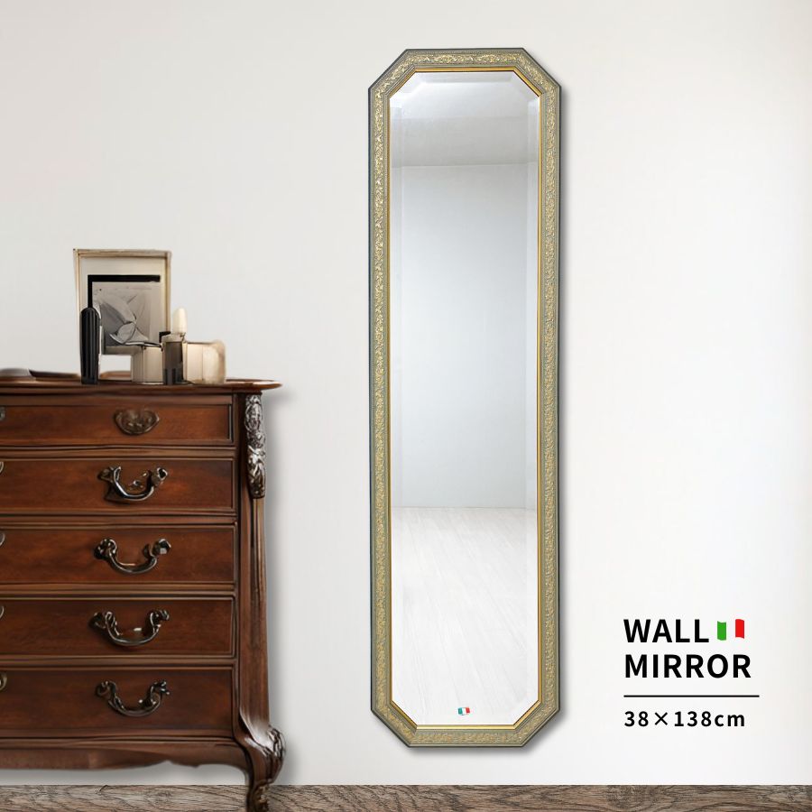 楽天市場】【100円OFFクーポンあり】 鏡 壁掛け イタリア 姿見 鏡