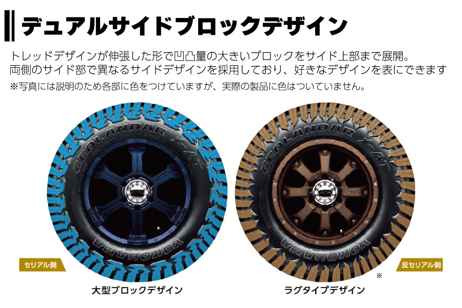 4本セット ヨコハマタイヤ GEOLANDAR X-AT G016 R8632 265/60R18 114T