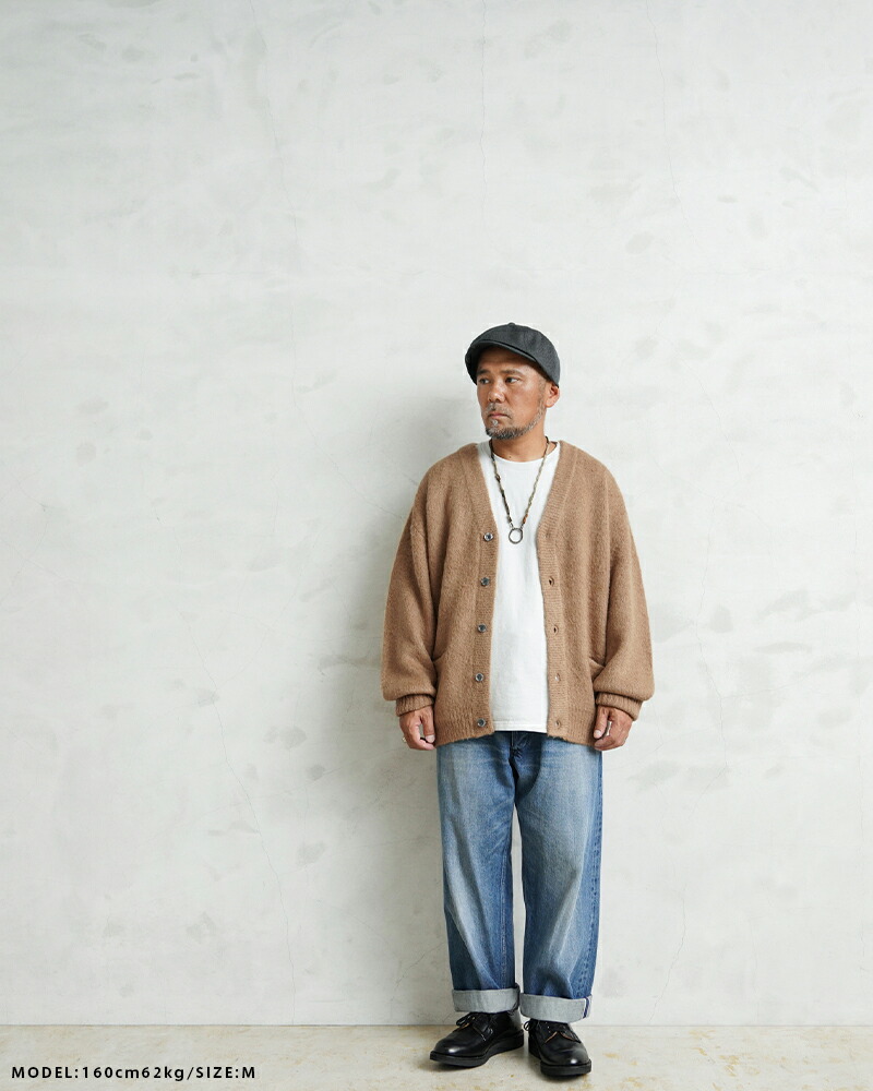 楽天市場】WAIPER.inc モヘアニット カーディガン SOLID【WP1072】【T