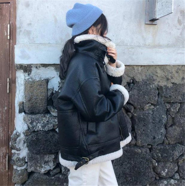 楽天市場】【ポイント10倍】B-3 フェイクムートン オーバーサイズ