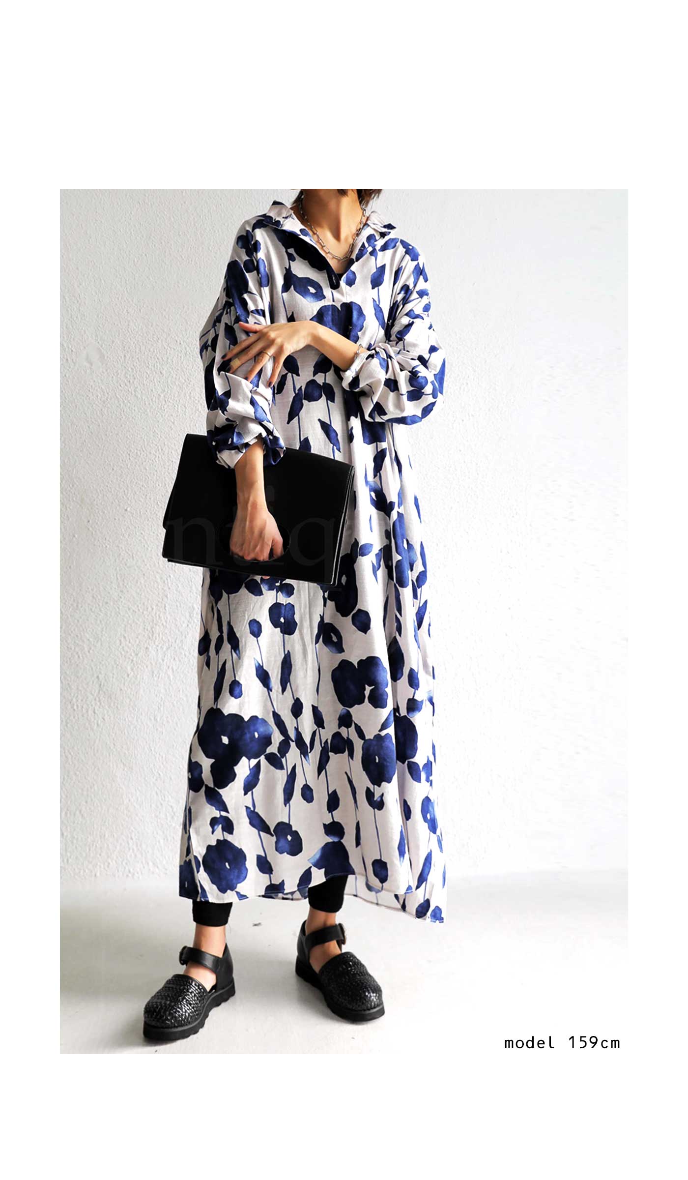 花柄 ワンピース レディース 長袖 ロング 柄ワンピ 送料無料・再再販