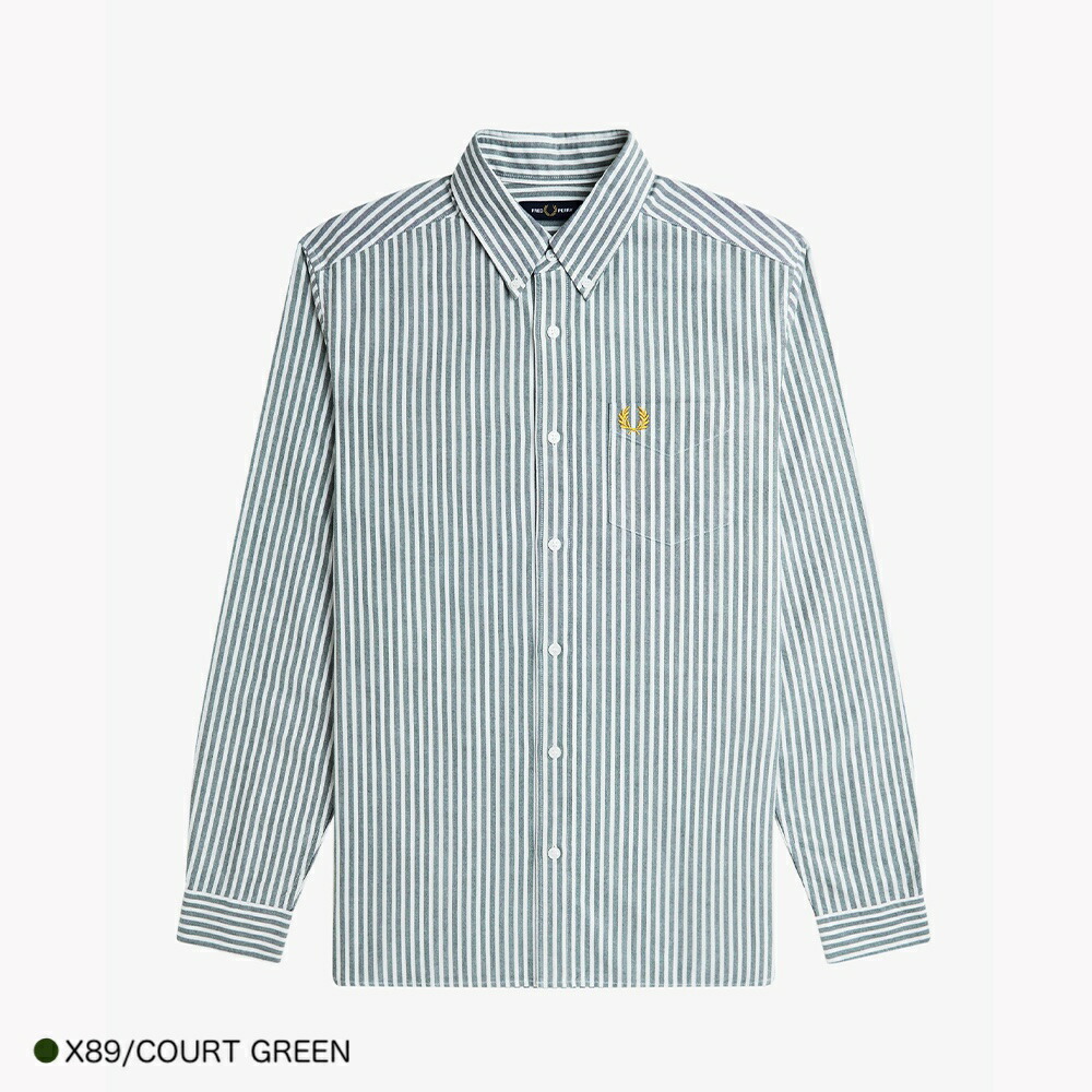 楽天市場】フレッドペリー シャツ メンズ ストライプ オックスフォード