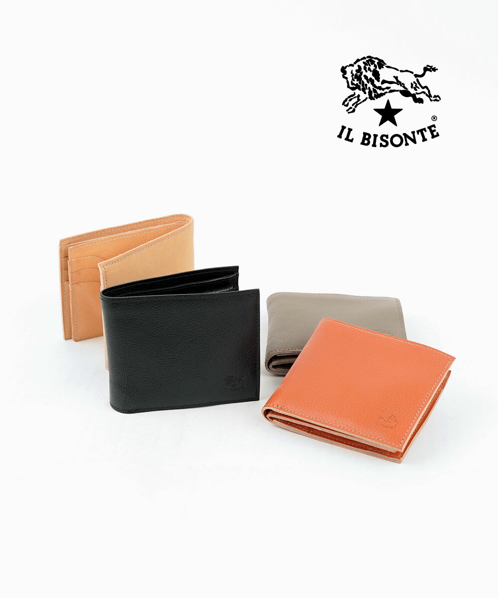 楽天市場】イルビゾンテ IL BISONTE 財布 二つ折り財布 正規品 革財布
