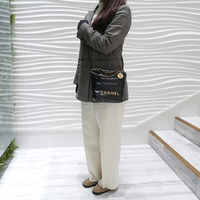 楽天市場】シャネル CHANEL22 ミニハンドバッグ AS3980 シャイニー