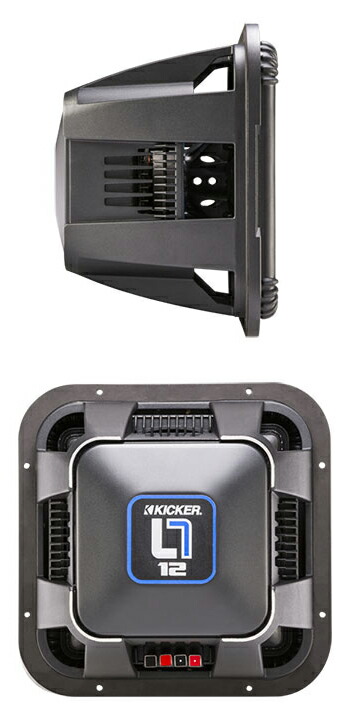 楽天市場】KICKER Q-CLASS L712 4ΩDVC 30cmサブウーファー 【MAX1800W