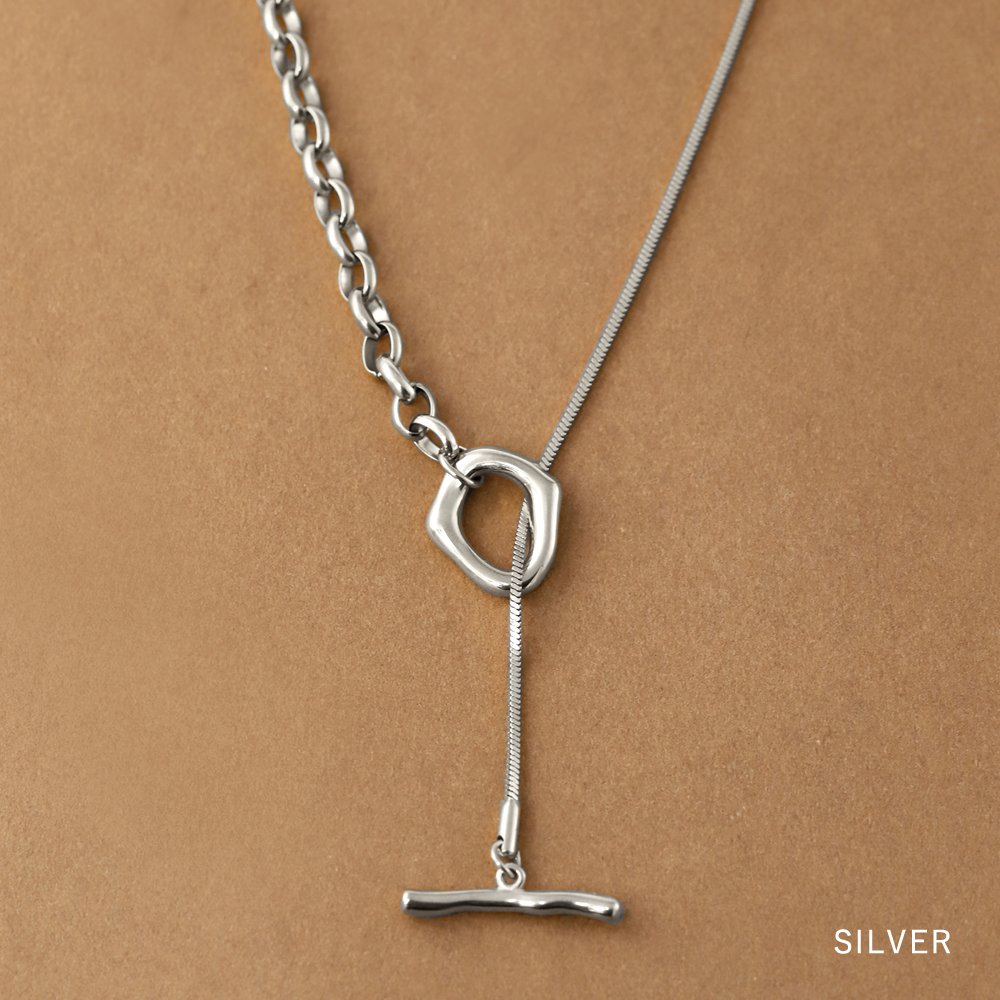 サージカルステンレス】ステンレス製 ネックレス ロングネックレス