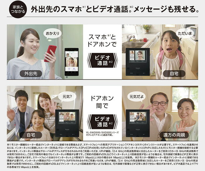 楽天市場】VL-SWD505KFK テレビドアホン 外でもドアホン