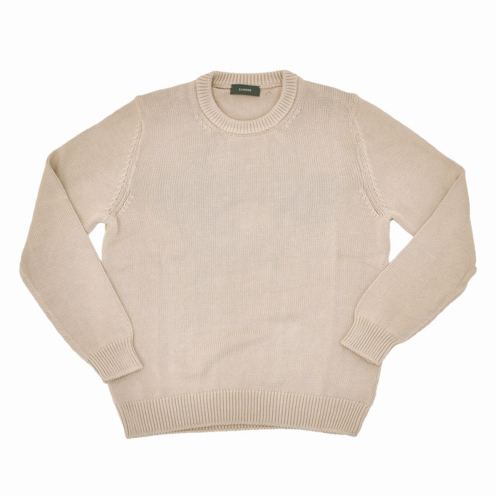 ザノーネ ZANONE クルーネックニット メンズ GIRO ミドルゲージ ソフト