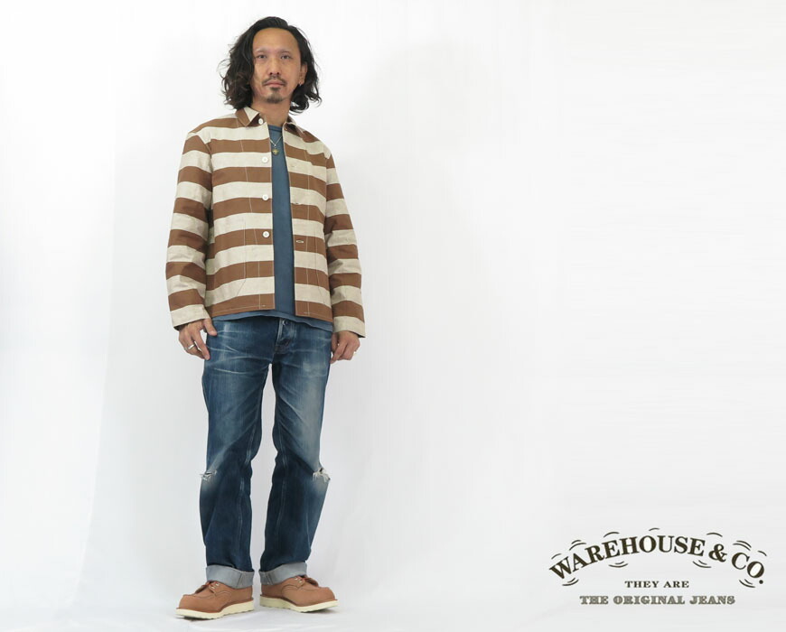 楽天市場】ウエアハウス WAREHOUSE ブラウンボーダー プリズナー
