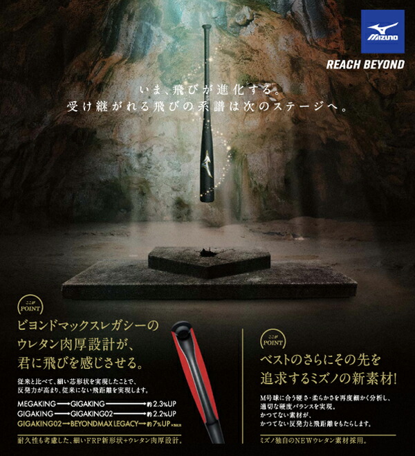 楽天市場】MIZUNO ミズノ 軟式野球バット BEYONDMAX LEGACY ビヨンド