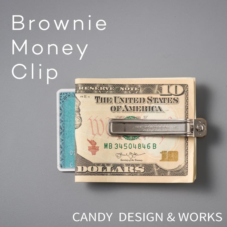 楽天市場】【ネコポス便】Brownie Money card clip ブラウニー マネー
