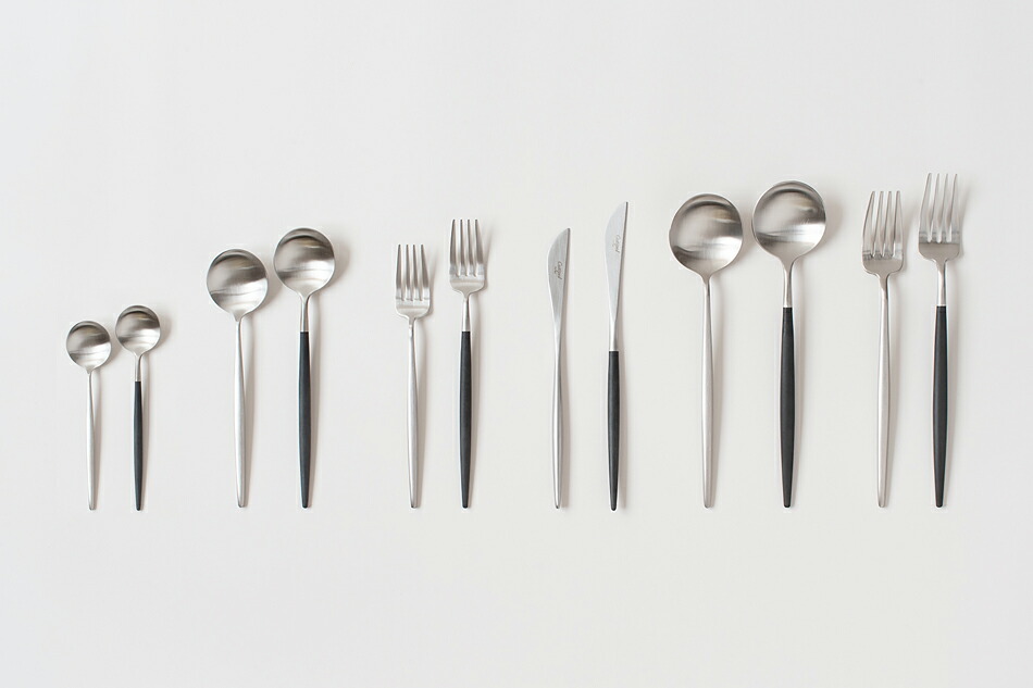 ムーン／MOON マットシルバー カトラリー（クチポール／Cutipol