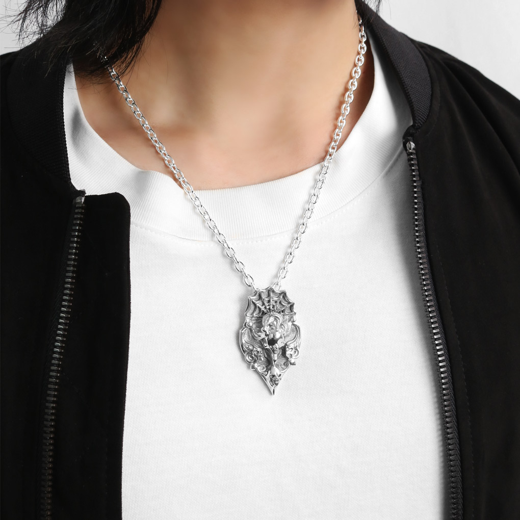 F.A.L ノーフェイス ピエロ スカル ネックレス ペンダント ペンダント