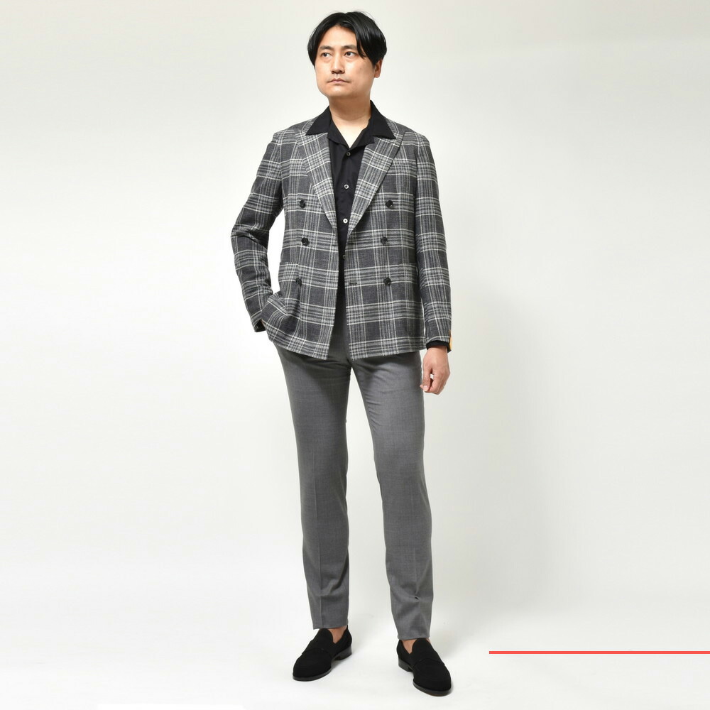 TAGLIATORE（タリアトーレ）DARRELダレル ウールシルクライトツィード